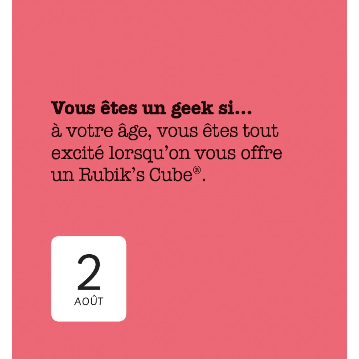 Frigobloc Mini calendrier 365 blagues de geek jeux vidéo