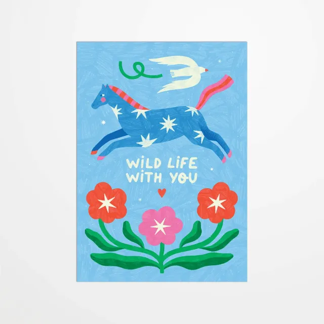My365 Limistic Wild life with you carte postale