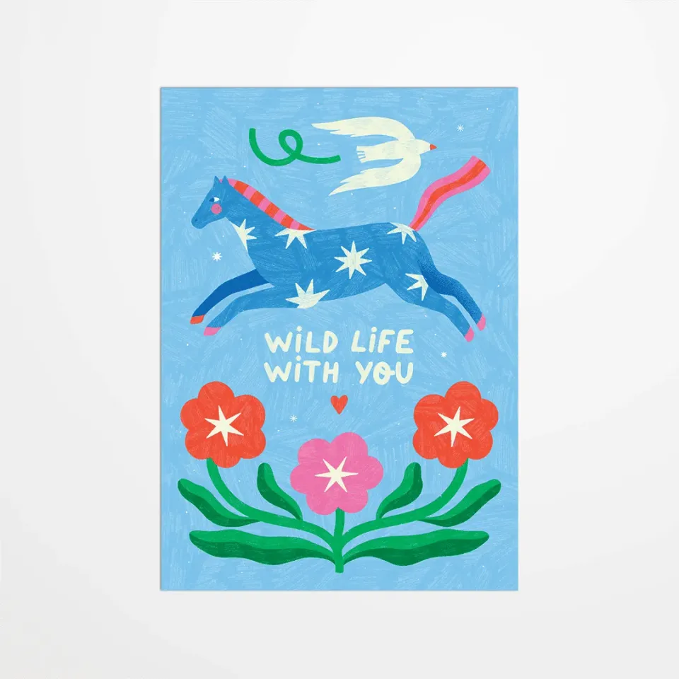 My365 Limistic Wild life with you carte postale