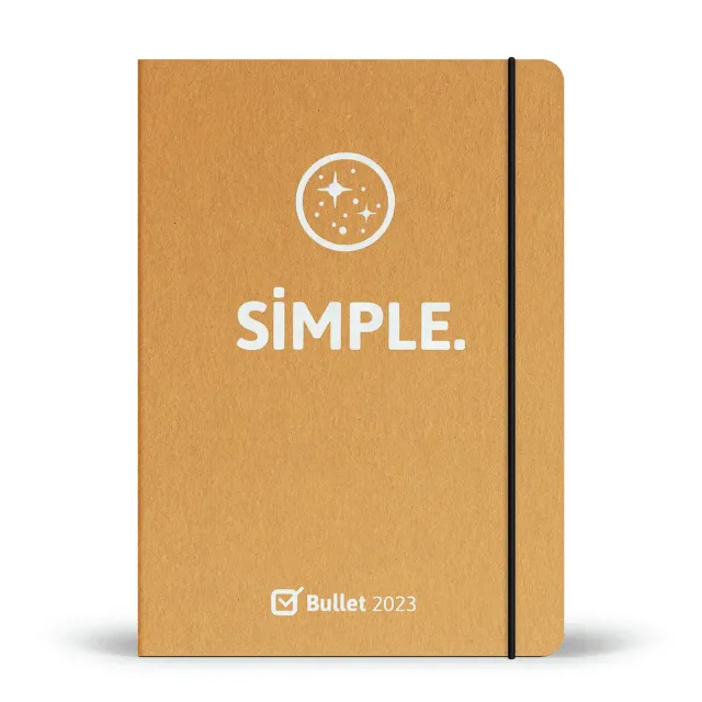 My365 SIMPLE Bullet 2023 agenda A5 recyclé