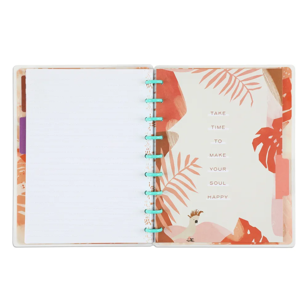 Happy Planner Tropical Boho carnet pointillé 60 feuilles
