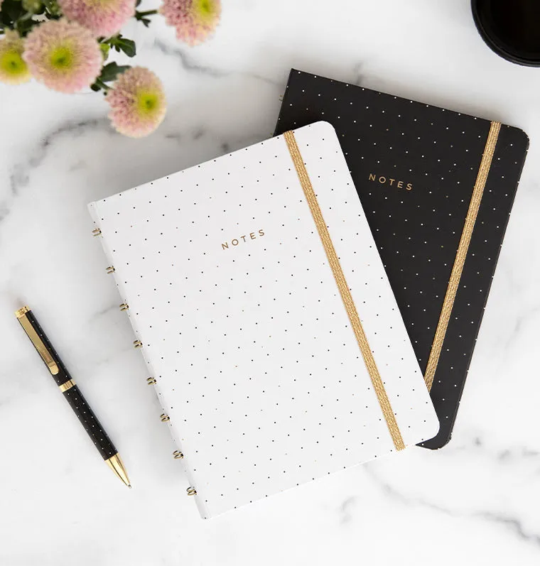 Filofax Moonlight carnet A5 Blanc spirale rechargeable