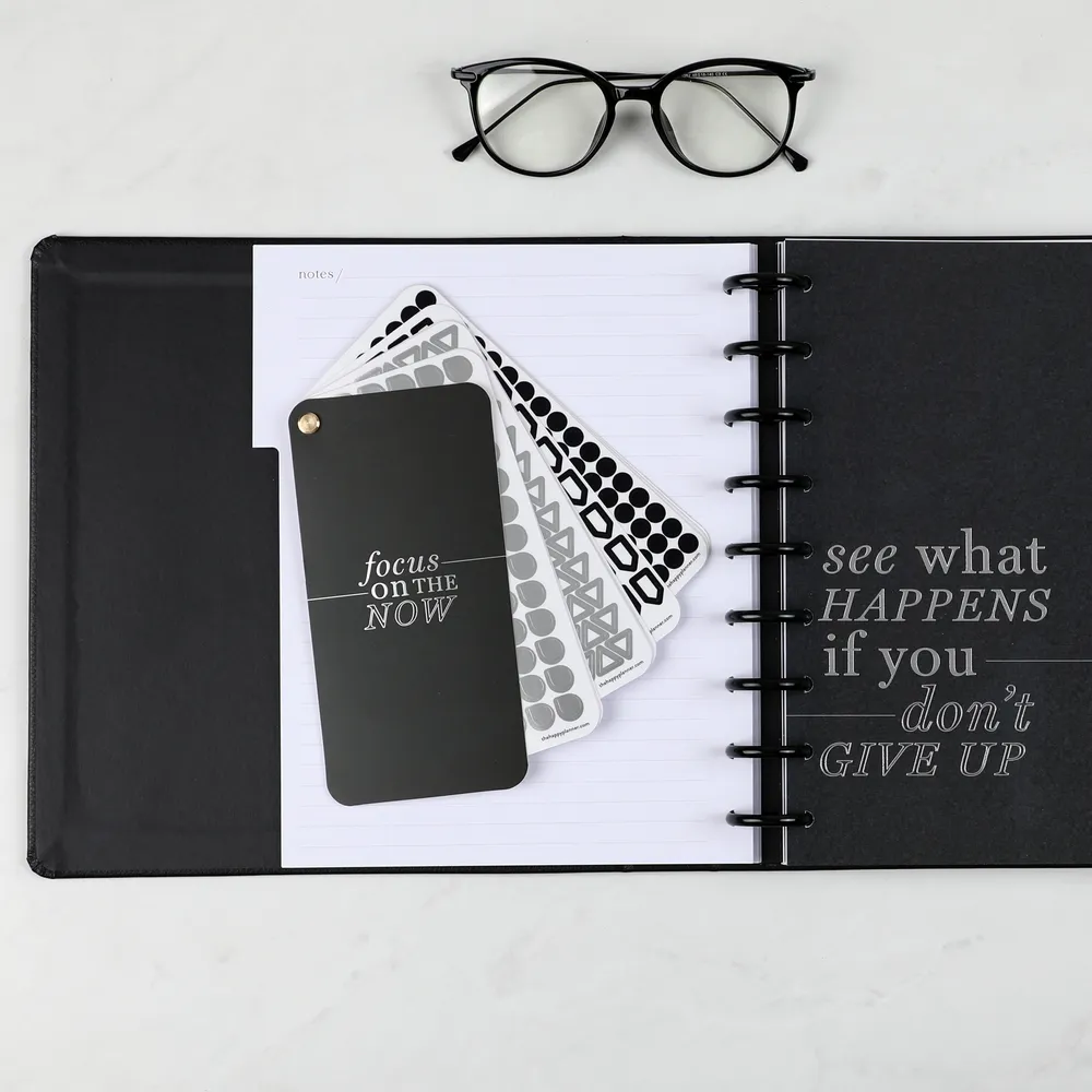 Happy Planner Work Life Metropolitan stickers foil fan book 12 feuilles