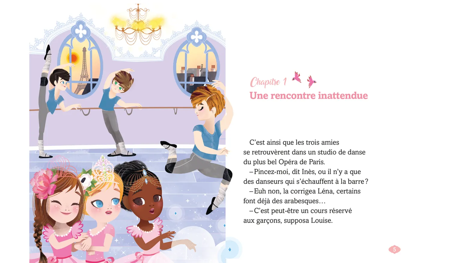 Frigobloc Une deux trois Danseuses Tome 4 roman enfant