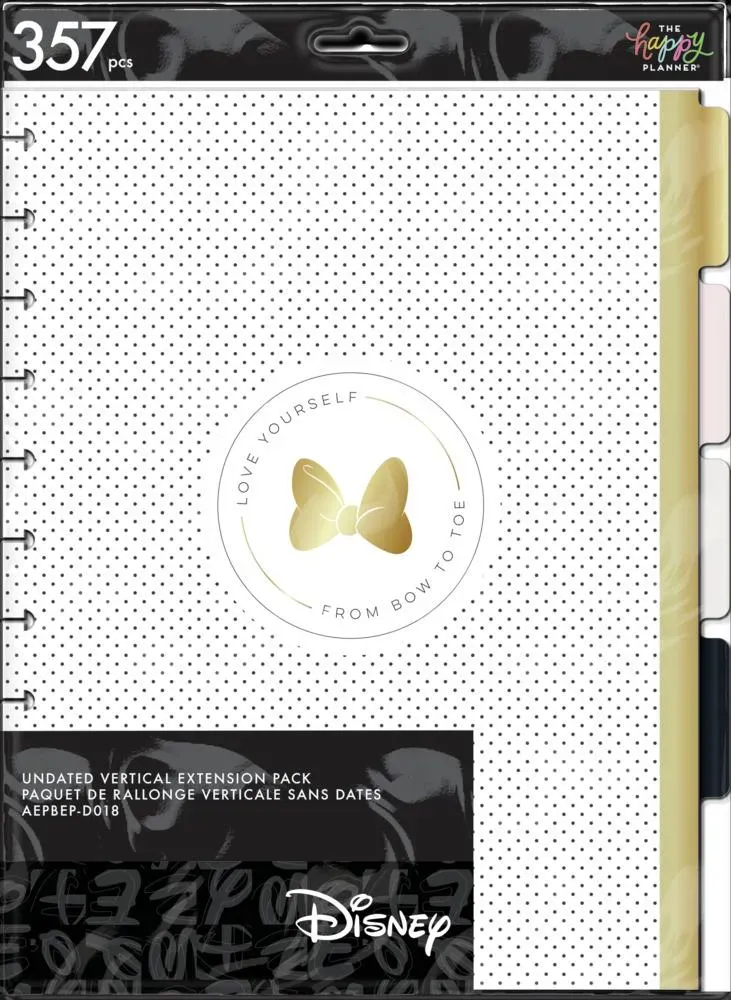 Happy Planner Disney Mickey Minnie Big recharge agenda 4 mois