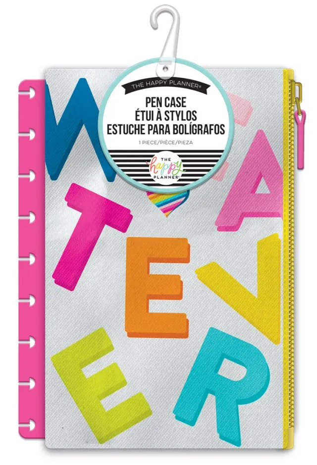 Happy Planner Whatever trousse stylos à anneaux