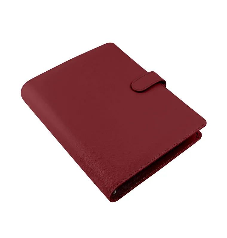 Filofax Saffiano organiser A5 modulaire Dark Cherry cuir