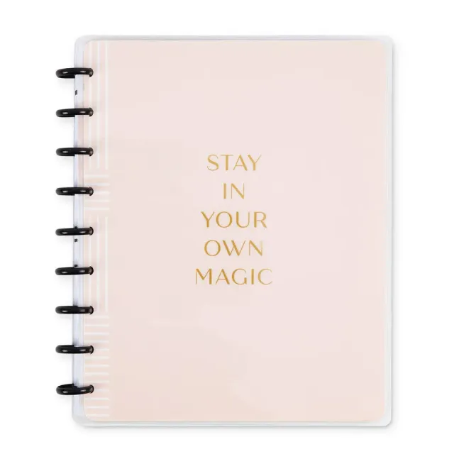 Happy Planner Blushin It carnet Classic à disques pointillé ligné