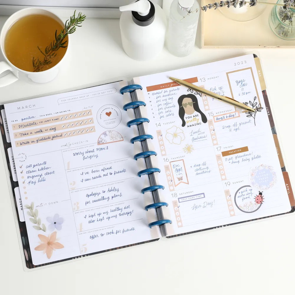 Happy Planner Zaewild Painted Blossoms stickers 513 floral