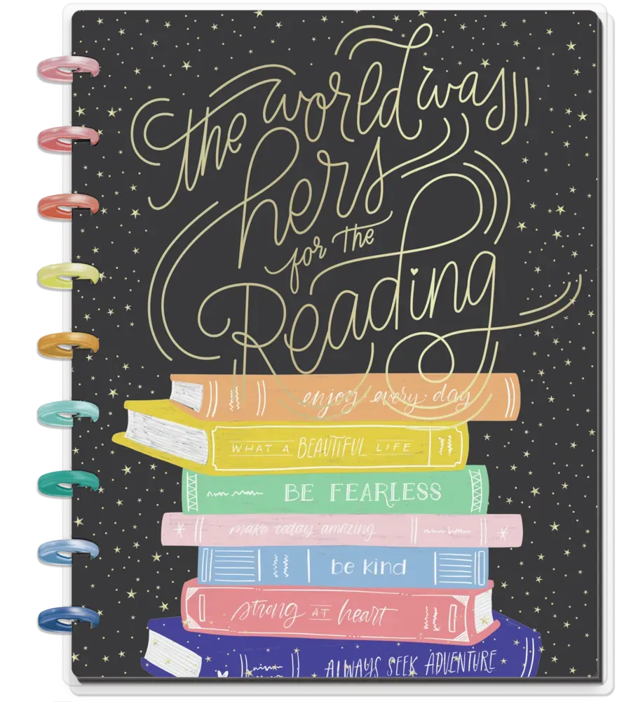Happy Planner Happy Notes Bookish World carnet Classic pointillé