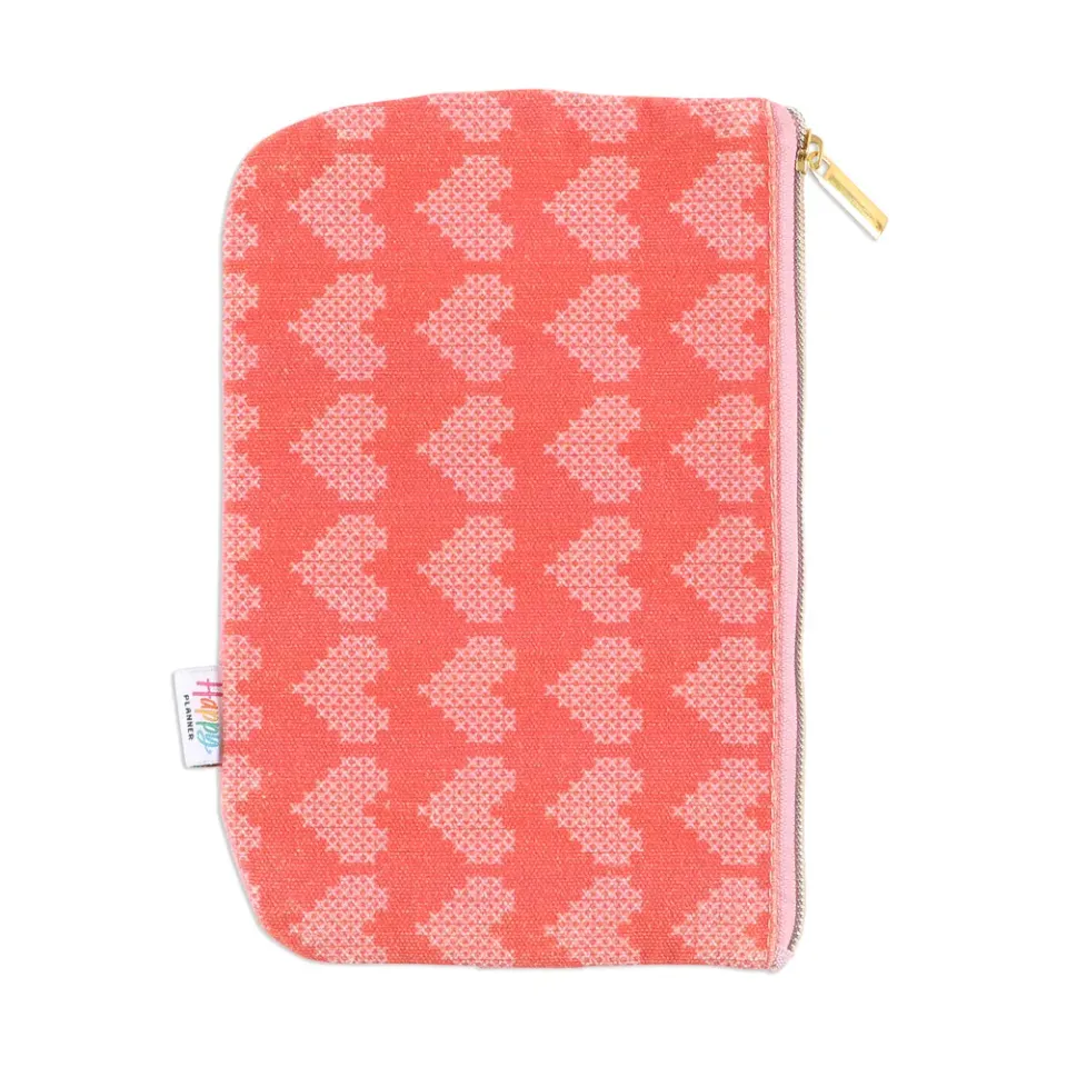 Happy Planner Miss Maker trousse à crayons élastique cœurs