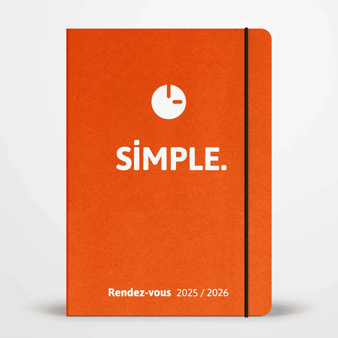My365 SIMPLE Rendez-vous agenda semainier 2026-2027