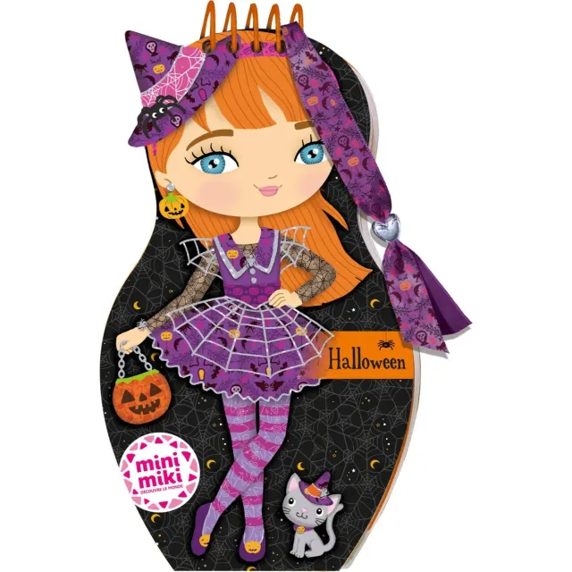 Frigobloc Minimiki Halloween carnet créatif stickers