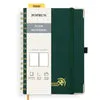 Poprun WH145P carnet à spirale vert foncé papier 120g