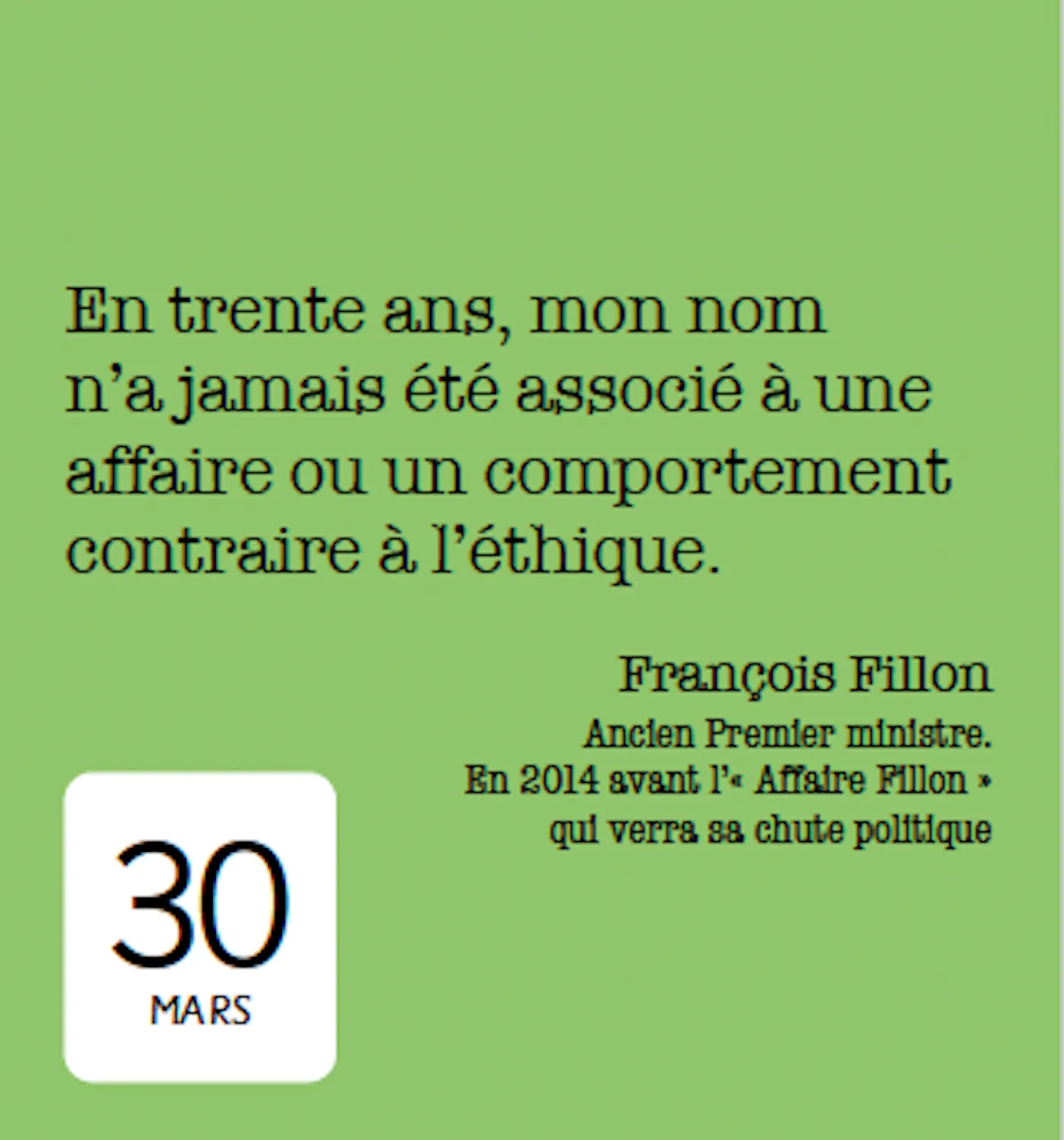 Frigobloc 365 gaffes politiques mini calendrier