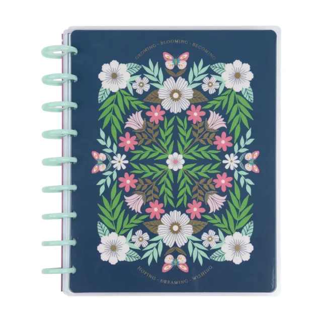 Happy Planner Butterflies Blooms planner grossesse non daté Classic