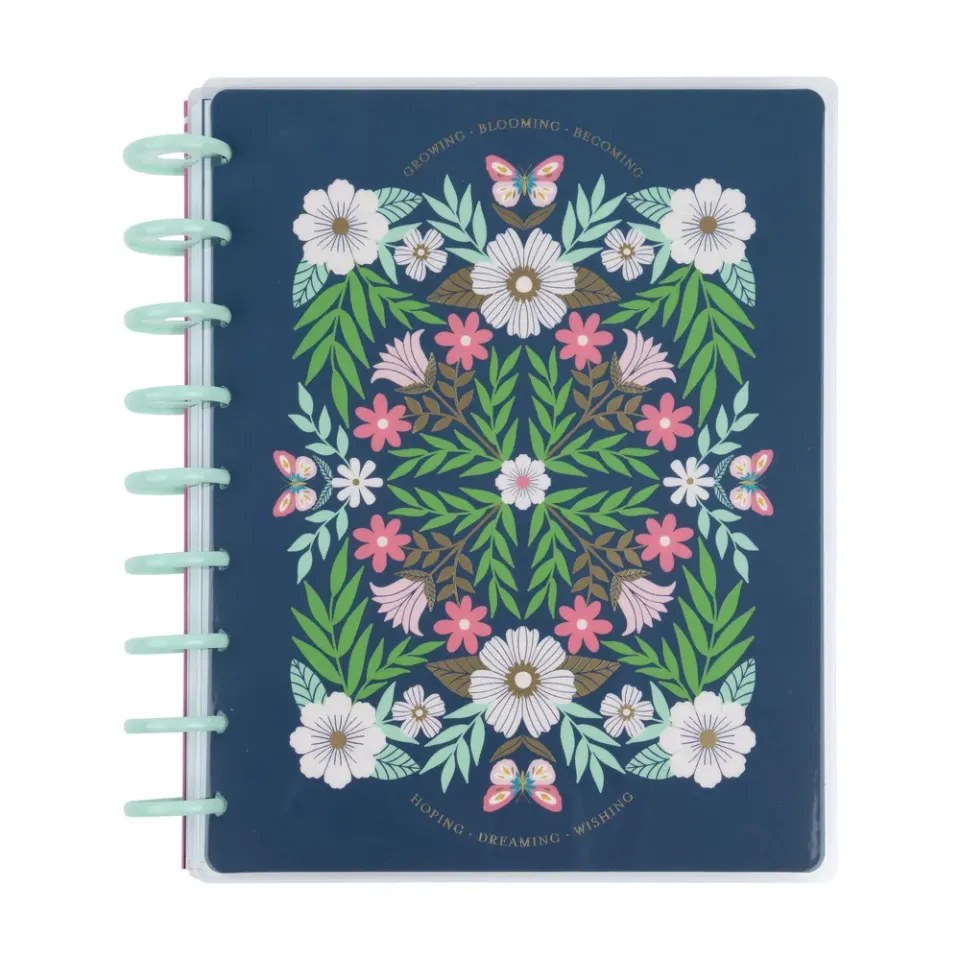 Happy Planner Butterflies Blooms planner grossesse non daté Classic