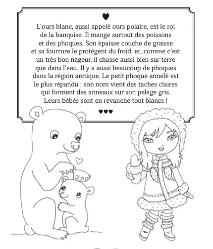 Minimiki Anouk au Groenland pochette cartes à gratter