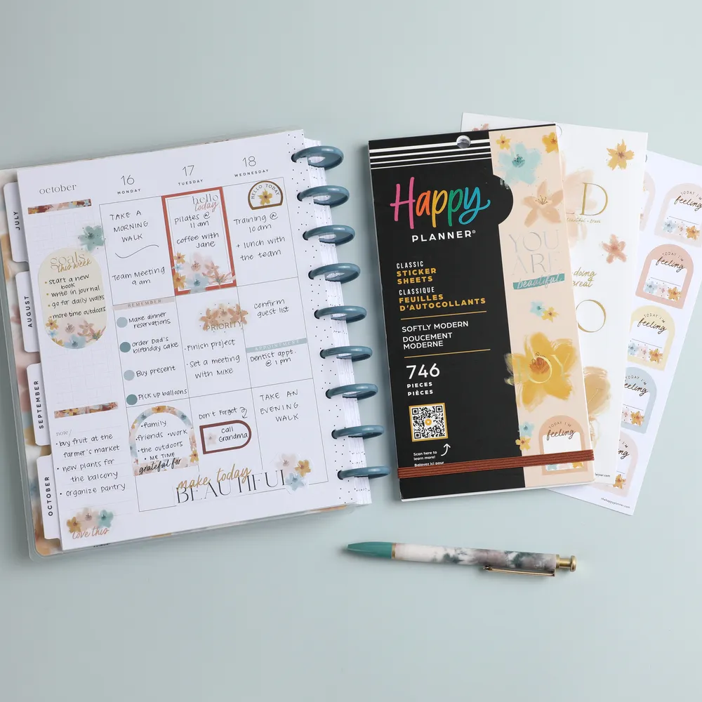 Happy Planner Softly Modern stickers value pack 746