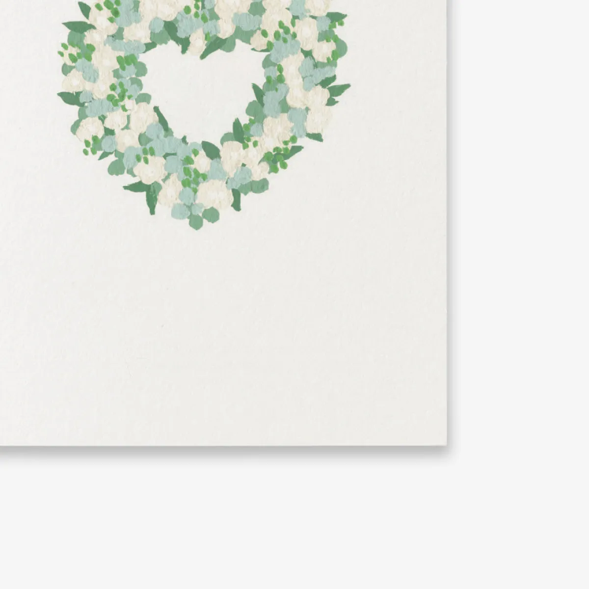 Kartotek Flower Heart II petite carte A7 coeur fleurs