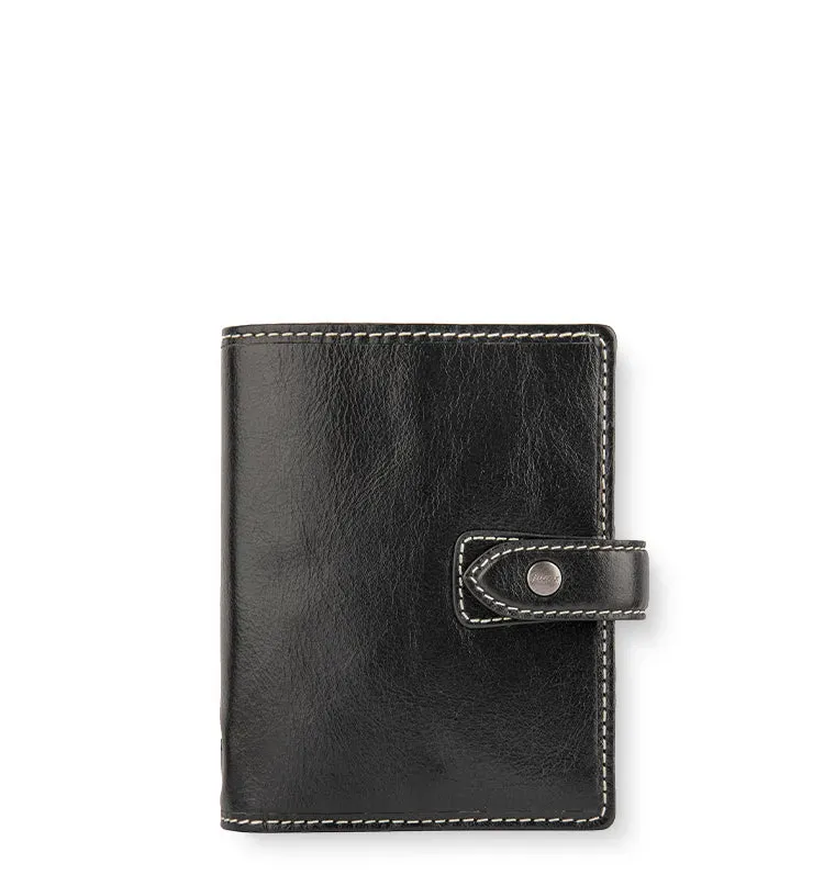 Filofax Malden Pocket organiseur cuir noir
