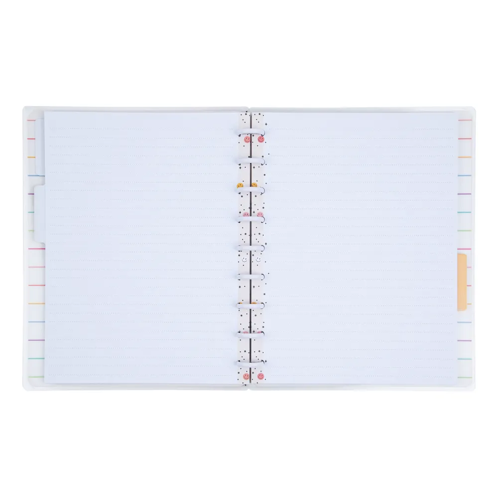 Happy Planner Checkered Brights Classic carnet 60 feuilles ligné pointillé
