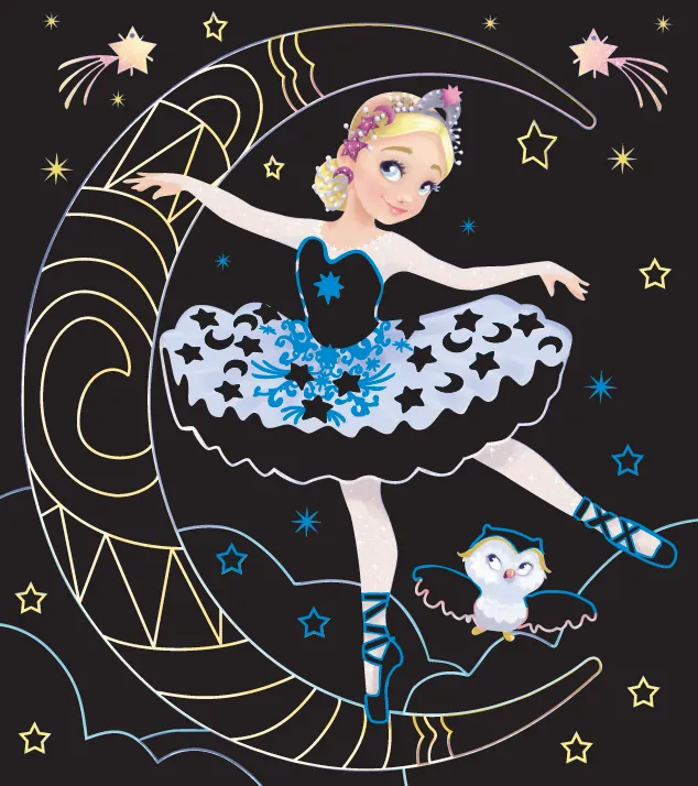 Frigobloc Mon atelier paillettes Danseuses coffret créatif
