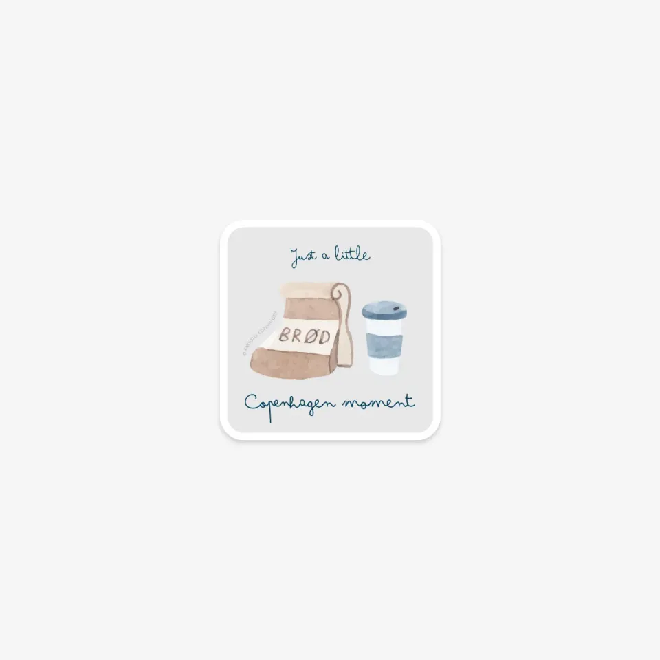 Kartotek Copenhagen Moment sticker vinyle mat