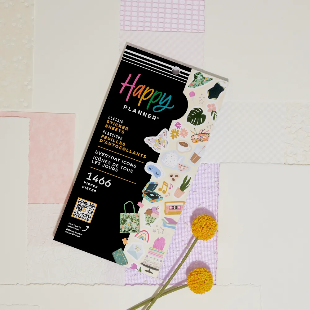 Happy Planner Everyday Pretty Pastel Icons stickers 1466 pastel