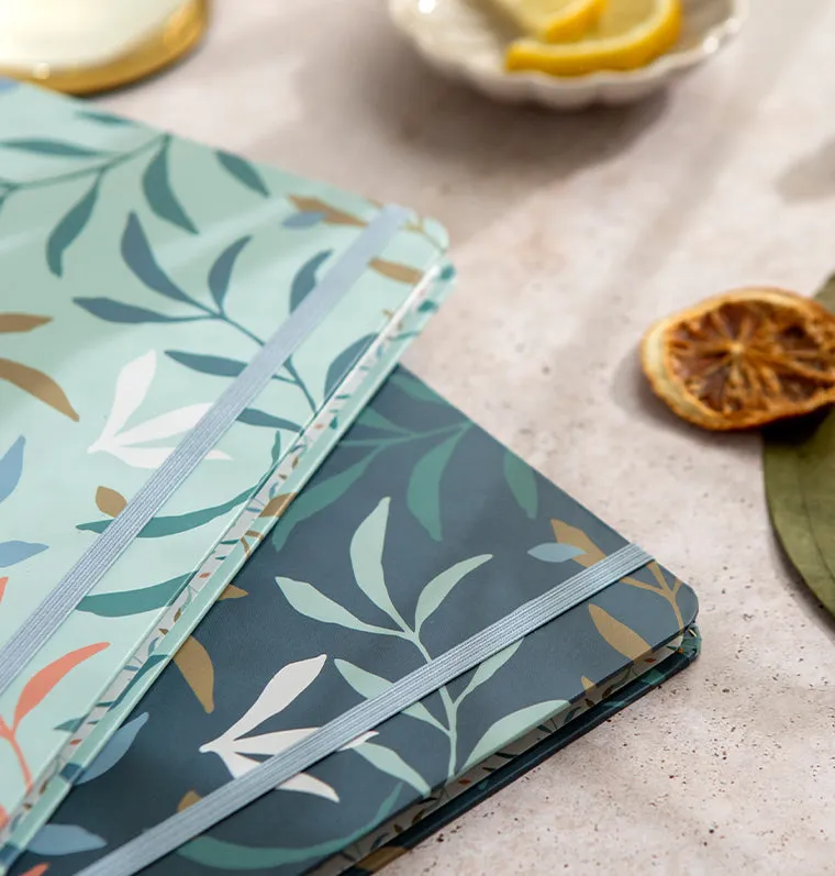 Filofax Botanical Notebook A5 carnet bleu rechargeable