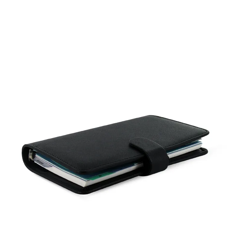 Filofax Saffiano Personal Compact organiseur noir
