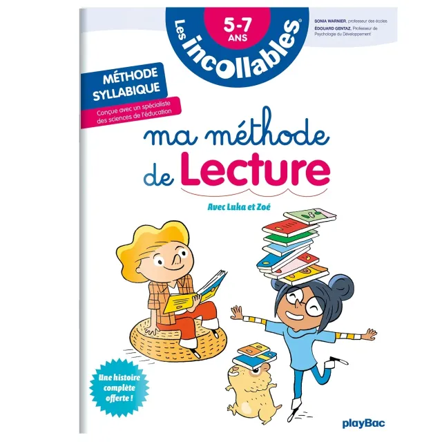Frigobloc Incollables Ma méthode de lecture Luka et Zoé syllabique