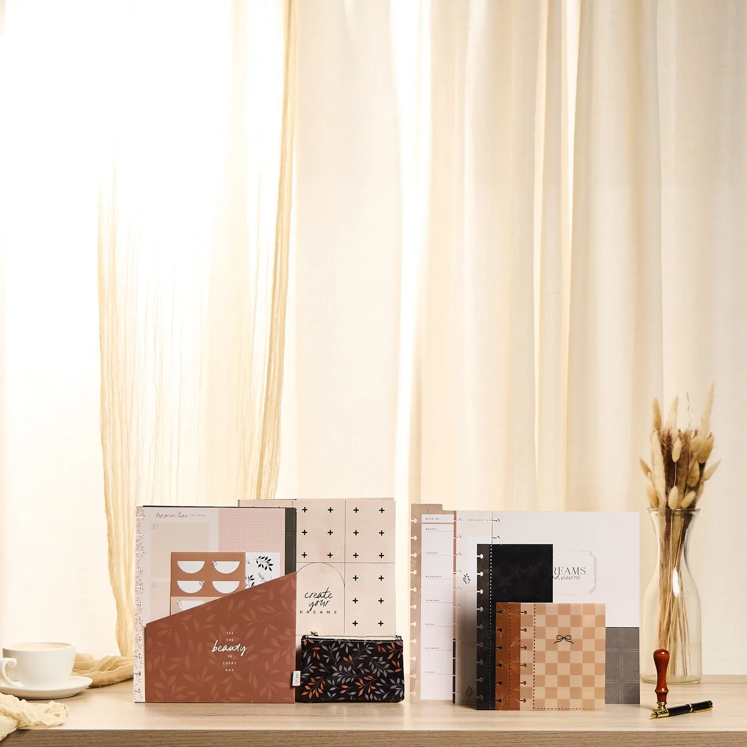 Happy Planner Modern Charm extension planner big objectifs budget