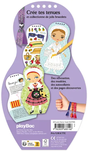 Frigobloc Minimiki Manon en Provence carnet créatif stickers