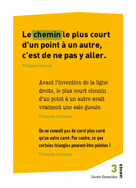 Frigobloc Mots d'humour 365 jours calendrier bloc