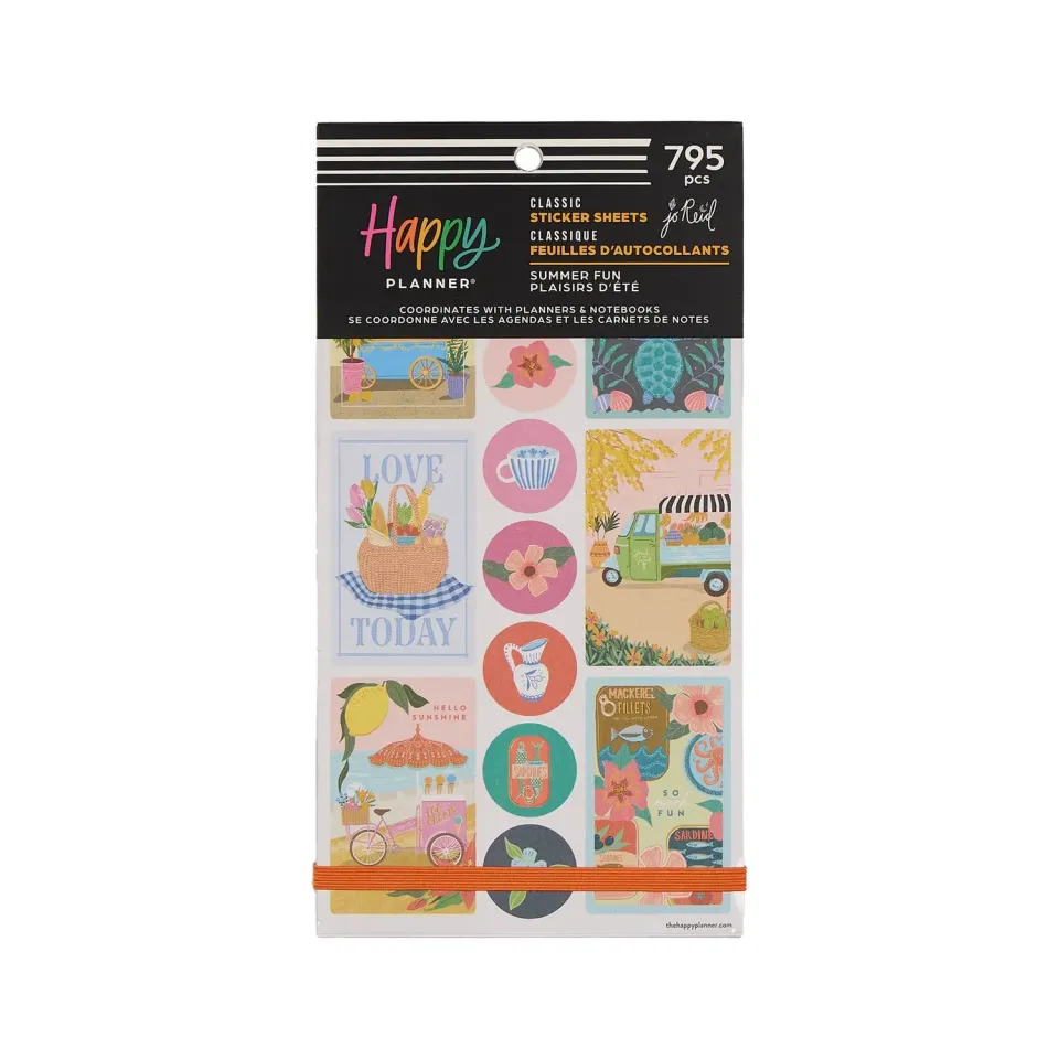 Happy Planner Summer Fun stickers value pack 795 pièces