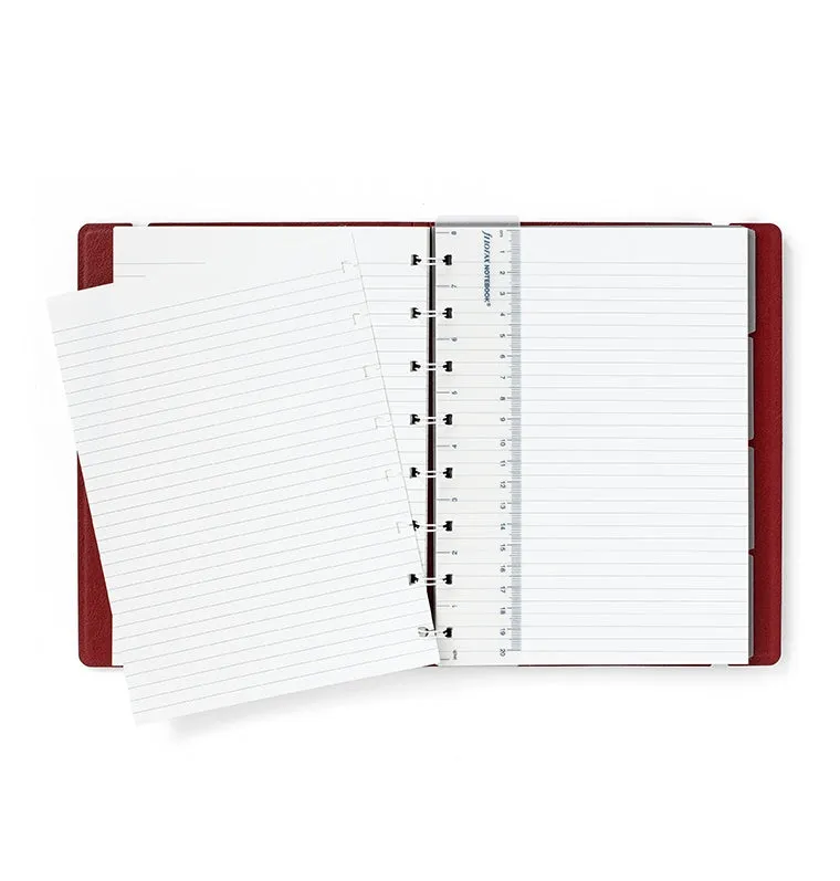 Filofax Contemporary carnet rechargeable A5 bordeaux ligné