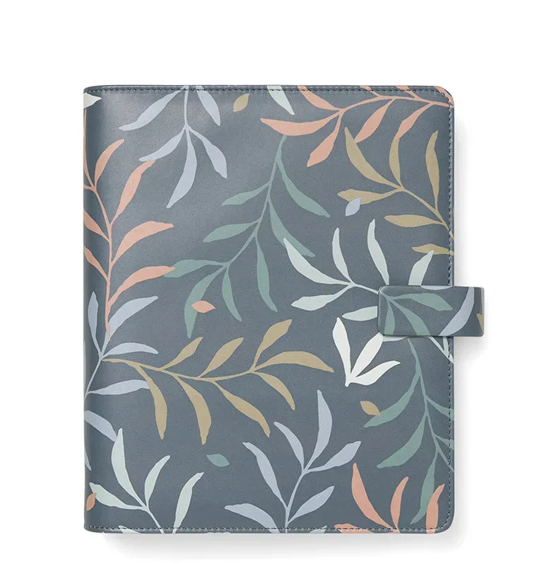 Filofax Botanical organiseur anneaux A5 bleu