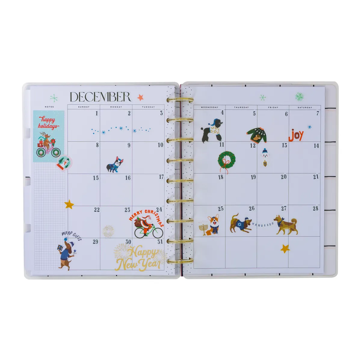 Happy Planner Sweet Simple agenda non daté Classic dashboard 12 mois