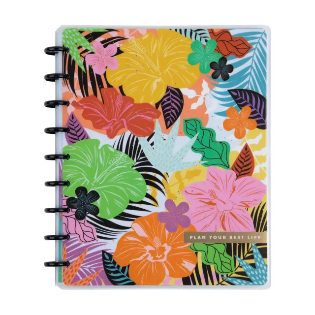 Happy Planner Bold Botanical Classic carnet ligné 60 feuilles