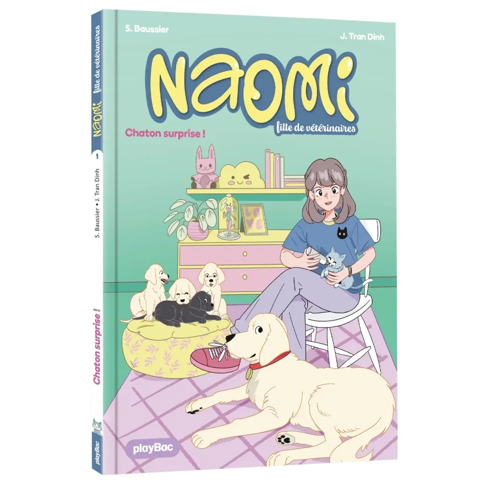 Naomi fille de vétérinaire Chaton surprise Tome 1 roman enfant