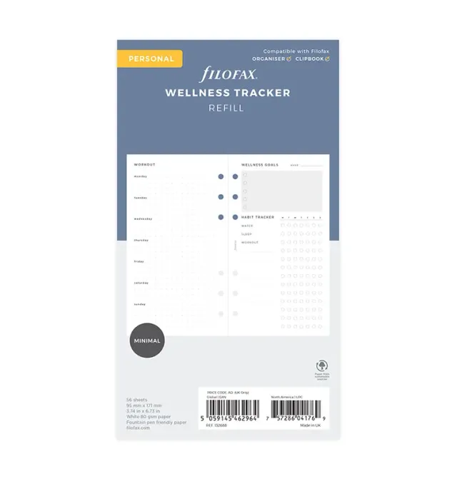 Filofax Classic Personal recharge bien-être 56 feuilles