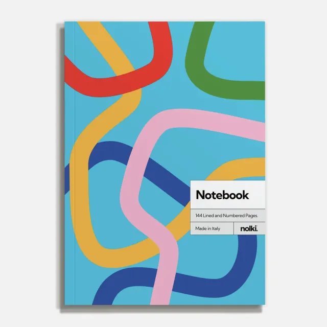 Nolki Midnight carnet de notes ligné B6 144 pages numérotées