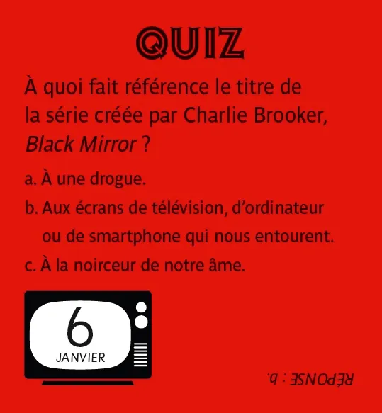 Frigobloc 365 séries cultes mini calendrier quiz quotidien