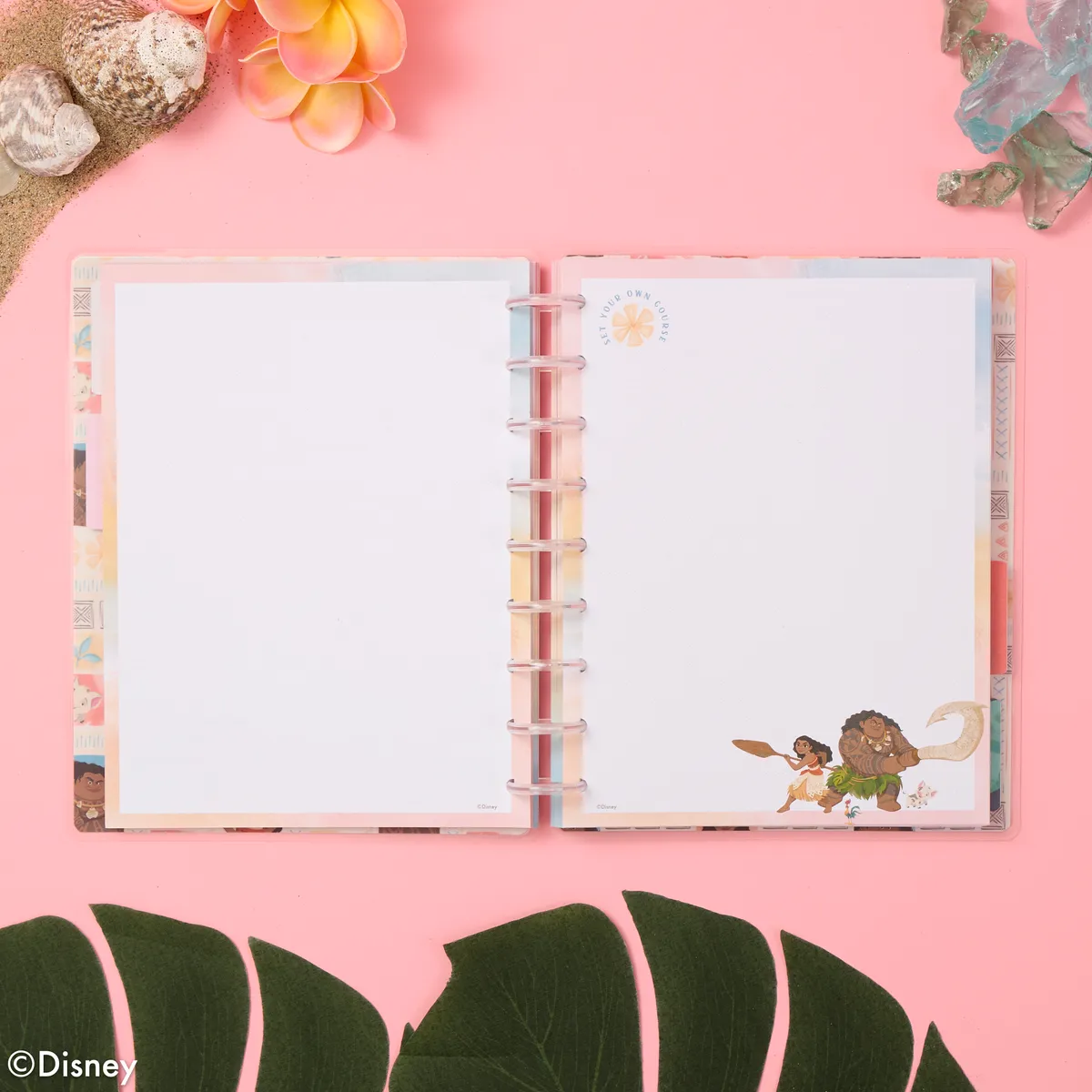 Happy Planner Disney Moana recharge papier classic 40 feuilles