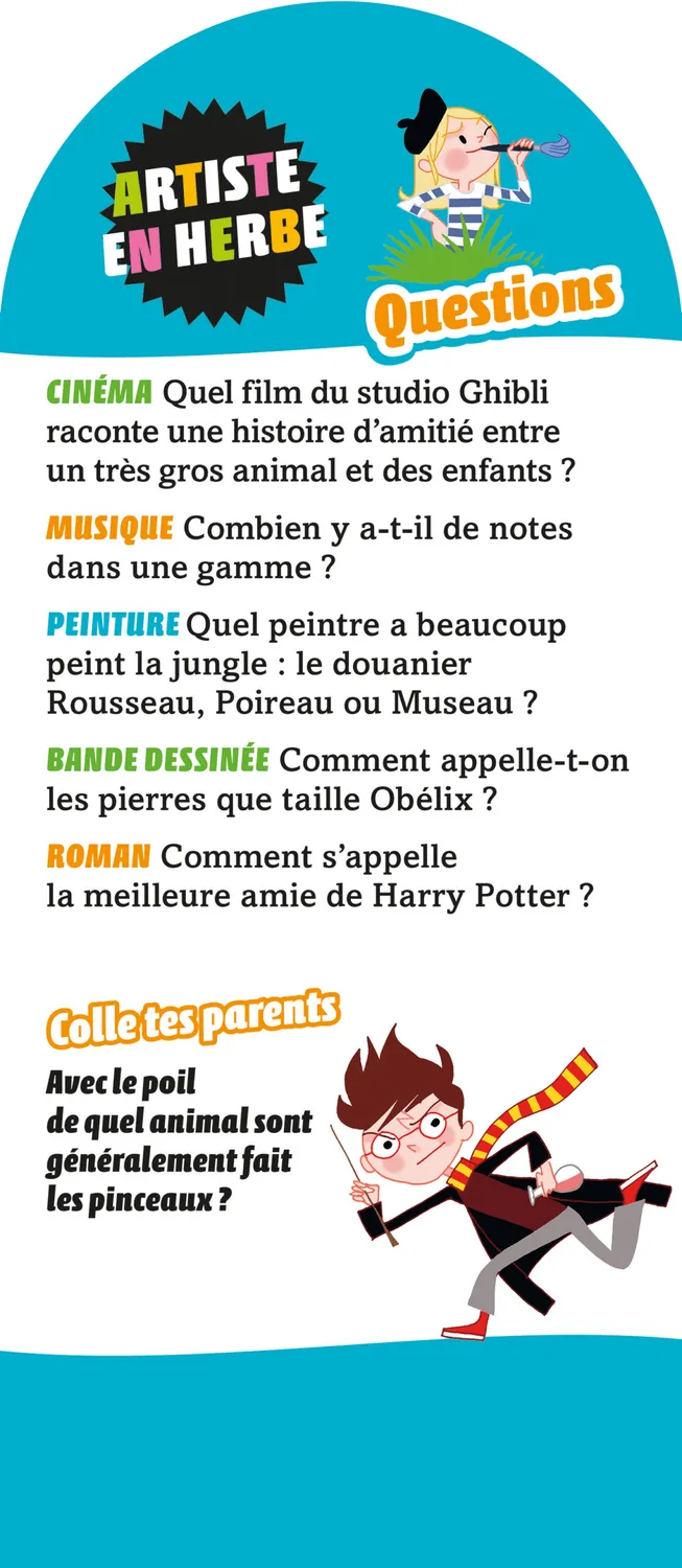 Frigobloc Les Incollables CE1-CE2 300 quiz 7-8 ans éventail