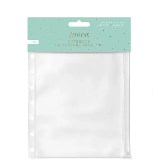 Filofax pochette zippée A5 pour notebook rangement
