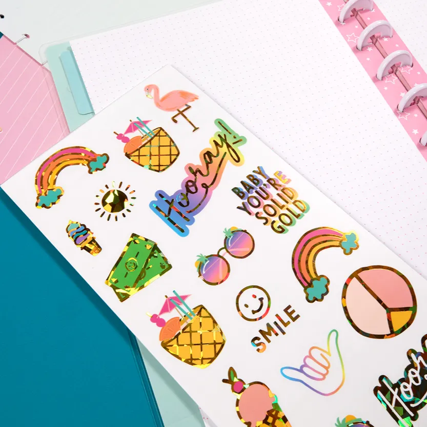 Happy Planner Be Happy Box Seize the Day coffret stickers été