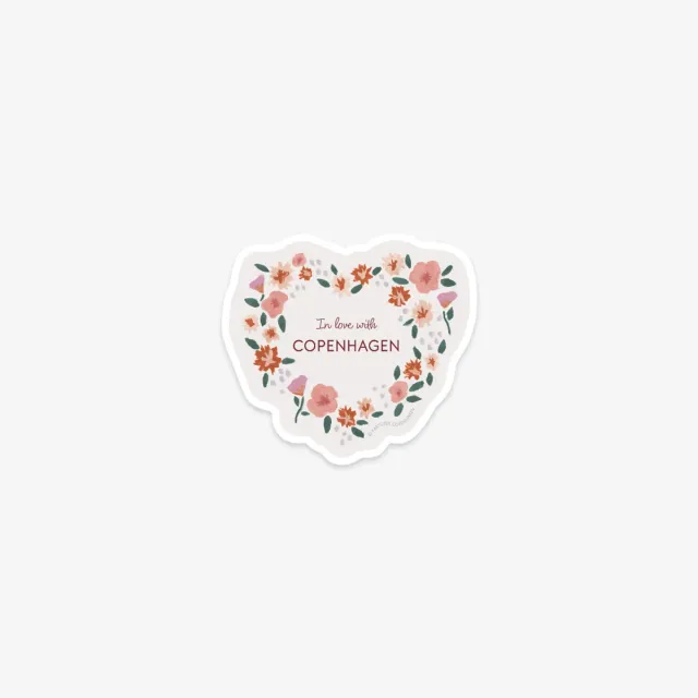 Kartotek Love Copenhagen sticker vinyle mat