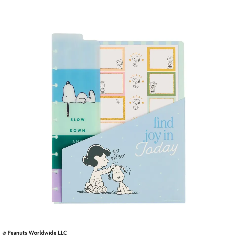 Happy Planner Peanuts Snoopy pack accessoires Classic 24 pièces
